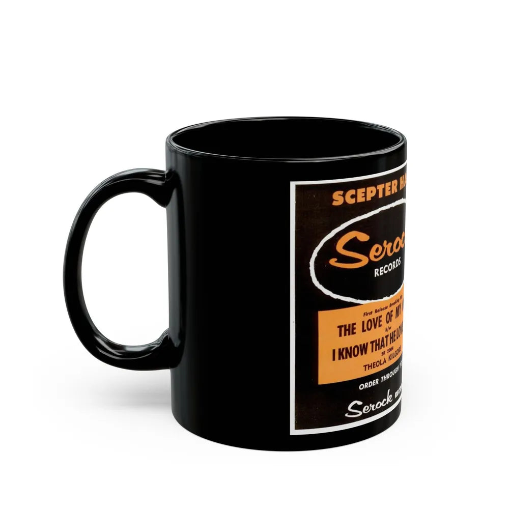 Serock Records 1963 (Music Poster) Black Coffee Mug-Go Mug Yourself