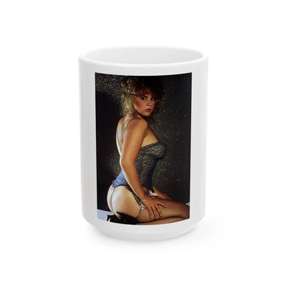 Linda Blair #271 (Vintage Female Icon) White Coffee Mug-15oz-Go Mug Yourself