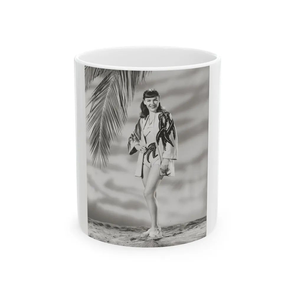 Ella Raines #227 (Vintage Female Icon) White Coffee Mug-11oz-Go Mug Yourself