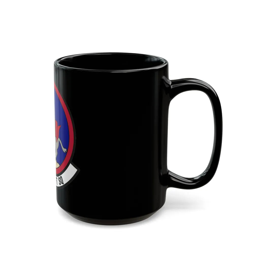 22d Airlift Squadron (U.S. Air Force) Black Coffee Mug-Go Mug Yourself