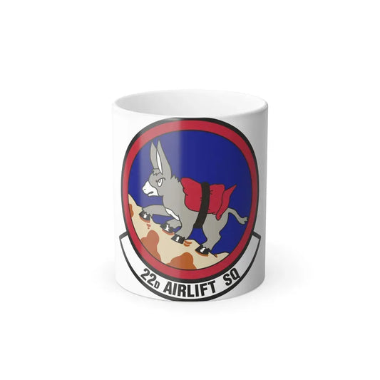 22d Airlift Squadron (U.S. Air Force) Color Changing Coffee Mug 11oz - Go Mug Yourself