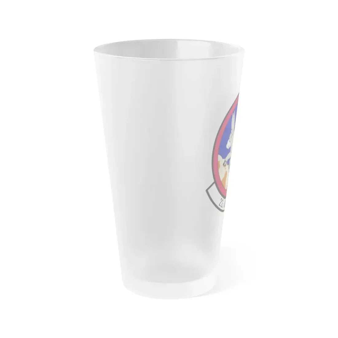 22d Airlift Squadron (U.S. Air Force) Frosted Pint Glass 16oz - Go Mug Yourself