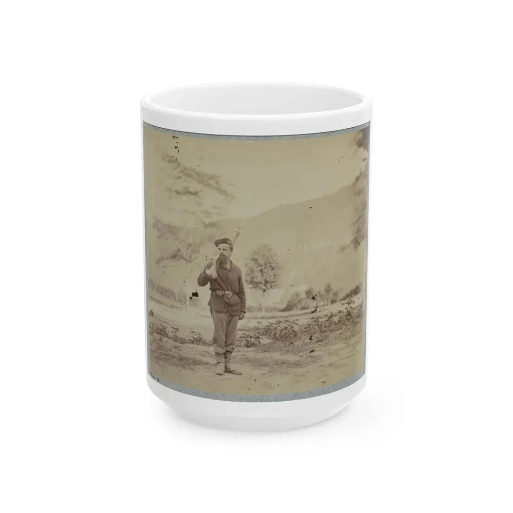 22d New York State Militia Near Harpers Ferry, Va., 1861 I.E.1862 002(2) (U.S. Civil War) White Coffee Mug 15oz - Go Mug Yourself