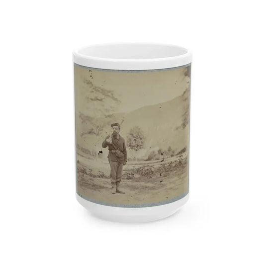 22d New York State Militia Near Harpers Ferry, Va., 1861 I.E.1862 002(2) (U.S. Civil War) White Coffee Mug 15oz - Go Mug Yourself