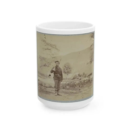 22d New York State Militia Near Harpers Ferry, Va., 1861 I.E.1862 002(2) (U.S. Civil War) White Coffee Mug 15oz - Go Mug Yourself