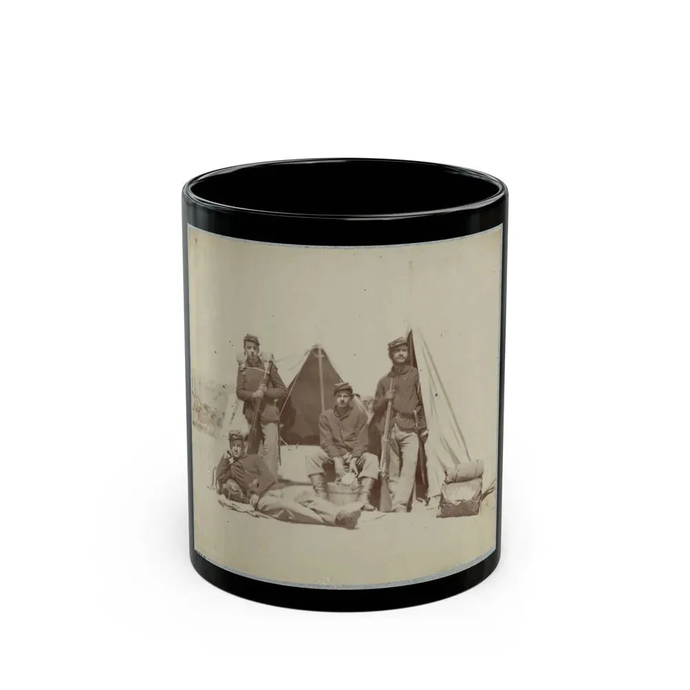 22d New York State Militia Near Harpers Ferry, Va., 1861 I.E.1862 003 (U.S. Civil War) Black Coffee Mug 11oz - Go Mug Yourself