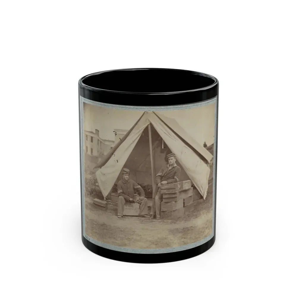 22d New York State Militia Near Harpers Ferry, Va., 1861 I.E.1862 004 (U.S. Civil War) Black Coffee Mug 11oz - Go Mug Yourself
