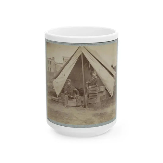 22d New York State Militia Near Harpers Ferry, Va., 1861 I.E.1862 004 (U.S. Civil War) White Coffee Mug 15oz - Go Mug Yourself