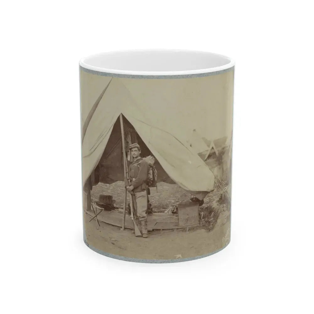 22d New York State Militia Near Harpers Ferry, Va., 1861 I.E.1862 005(2) (U.S. Civil War) White Coffee Mug 11oz - Go Mug Yourself