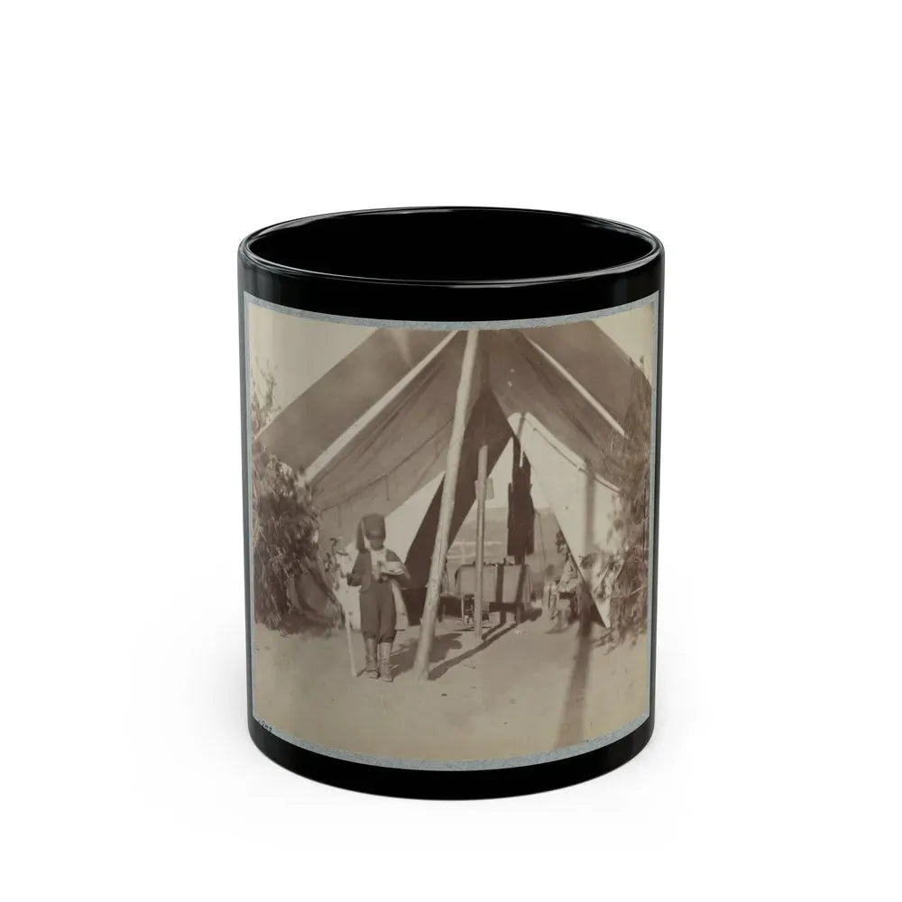 22d New York State Militia Near Harpers Ferry, Va., 1861 I.E.1862 005 (U.S. Civil War) Black Coffee Mug 11oz - Go Mug Yourself