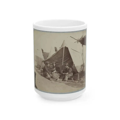 22d New York State Militia Near Harpers Ferry, Va., 1861 I.E.1862 008 (U.S. Civil War) White Coffee Mug 15oz - Go Mug Yourself