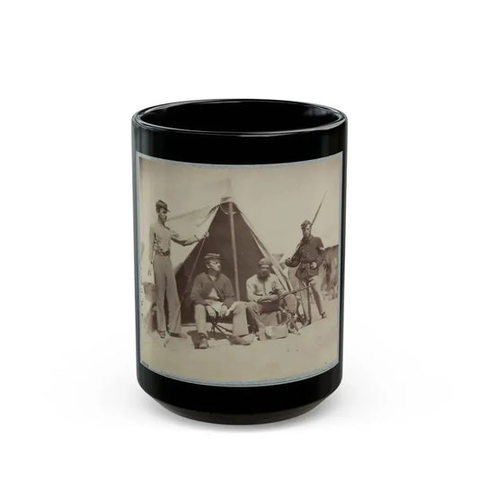 22d New York State Militia Near Harpers Ferry, Va., 1861 I.E.1862 009 (U.S. Civil War) Black Coffee Mug 15oz - Go Mug Yourself