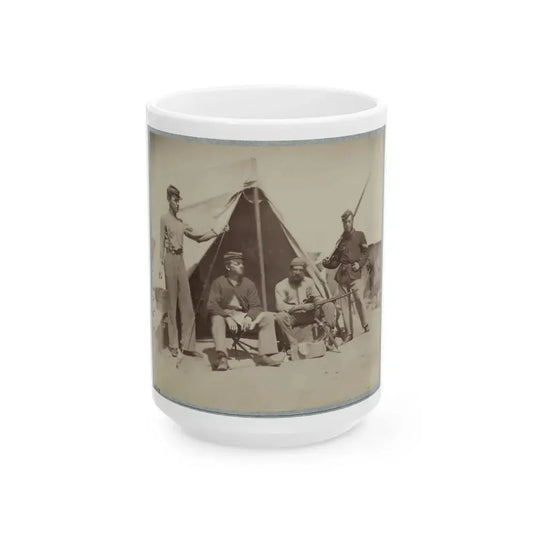 22d New York State Militia Near Harpers Ferry, Va., 1861 I.E.1862 009 (U.S. Civil War) White Coffee Mug 15oz - Go Mug Yourself