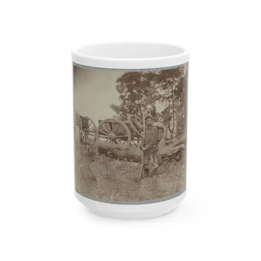 22d New York State Militia Near Harpers Ferry, Va., 1861 I.E.1862 015 (U.S. Civil War) White Coffee Mug 15oz - Go Mug Yourself