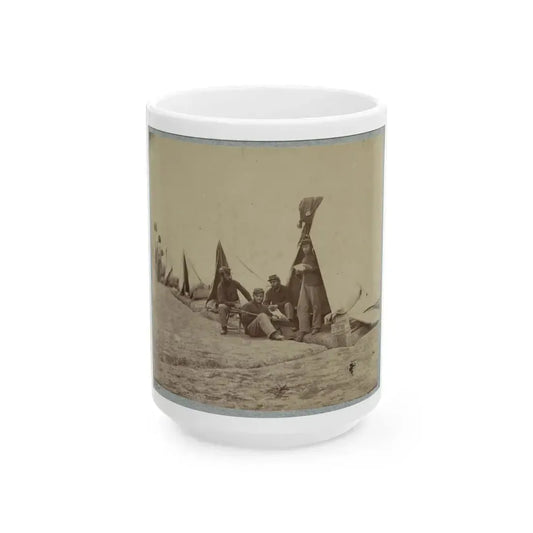 22d New York State Militia Near Harpers Ferry, Va., 1861 I.E.1862 019 (U.S. Civil War) White Coffee Mug 15oz - Go Mug Yourself