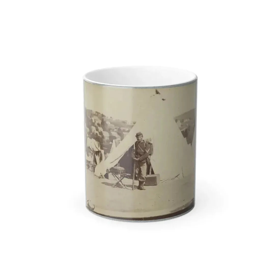 22D New York State Militia Near Harpers Ferry, Va., 1861 I.E.1862 020 (U.S. Civil War) Color Changing Coffee Mug 11oz - Go Mug Yourself