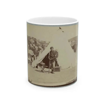 22d New York State Militia Near Harpers Ferry, Va., 1861 I.E.1862 020 (U.S. Civil War) White Coffee Mug 11oz - Go Mug Yourself
