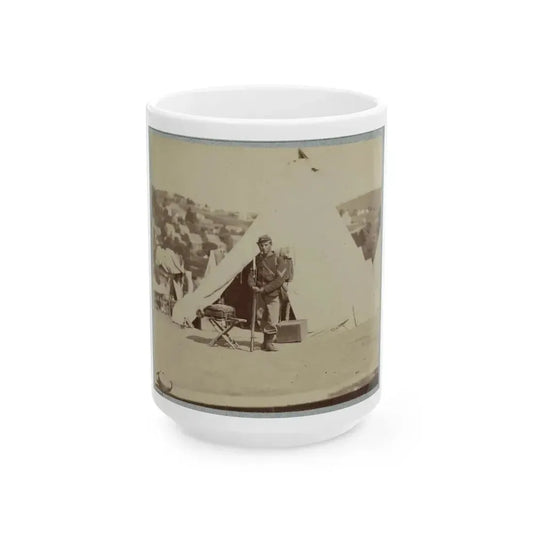22d New York State Militia Near Harpers Ferry, Va., 1861 I.E.1862 020 (U.S. Civil War) White Coffee Mug 15oz - Go Mug Yourself