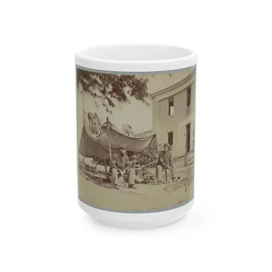 22d New York State Militia Near Harpers Ferry, Va., 1861 I.E.1862 021 (U.S. Civil War) White Coffee Mug 15oz - Go Mug Yourself