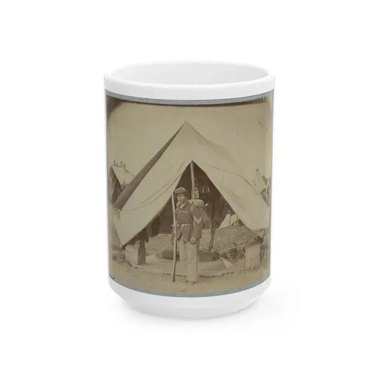 22d New York State Militia Near Harpers Ferry, Va., 1861 I.E.1862 022 (U.S. Civil War) White Coffee Mug 15oz - Go Mug Yourself