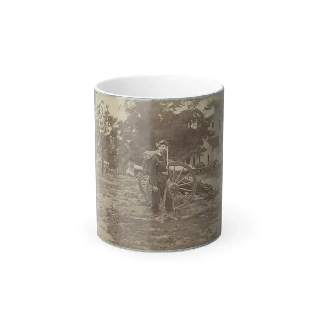 22D New York State Militia Near Harpers Ferry, Va., 1861 I.E.1862 025 (U.S. Civil War) Color Changing Coffee Mug 11oz - Go Mug Yourself