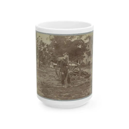 22d New York State Militia Near Harpers Ferry, Va., 1861 I.E.1862 025 (U.S. Civil War) White Coffee Mug 15oz - Go Mug Yourself