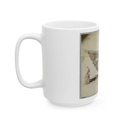 22d New York State Militia Near Harpers Ferry, Va., 1861 I.E.1862 028 (U.S. Civil War) White Coffee Mug - Go Mug Yourself