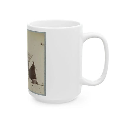 22d New York State Militia Near Harpers Ferry, Va., 1861 I.E.1862 028 (U.S. Civil War) White Coffee Mug - Go Mug Yourself