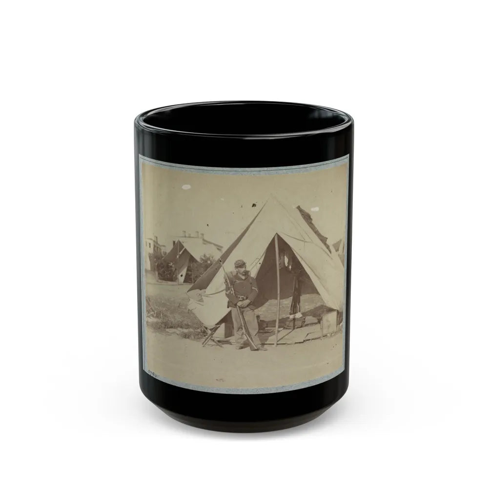 22d New York State Militia Near Harpers Ferry, Va., 1861 I.E.1862 001 (U.S. Civil War) Black Coffee Mug-15oz-Go Mug Yourself