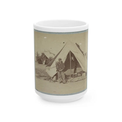 22d New York State Militia Near Harpers Ferry, Va., 1861 I.E.1862 001 (U.S. Civil War) White Coffee Mug-15oz-Go Mug Yourself