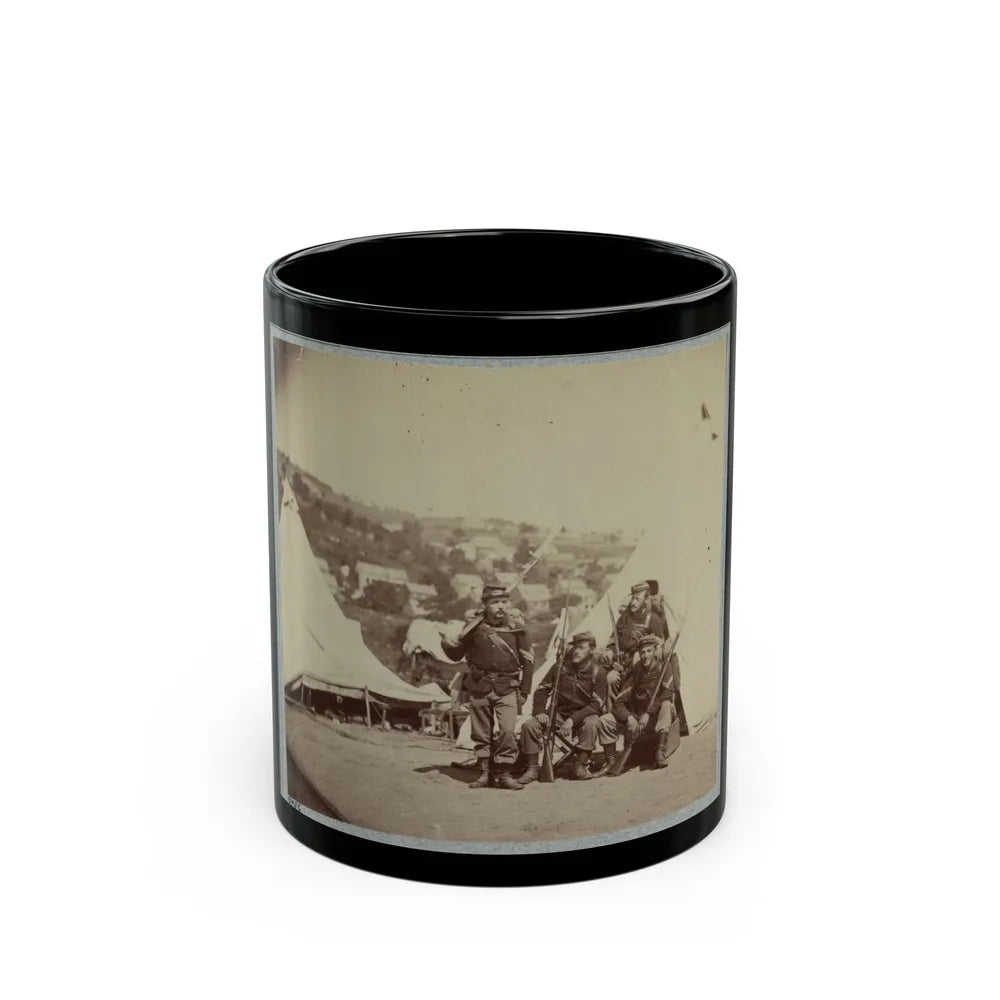 22d New York State Militia Near Harpers Ferry, Va., 1861 I.E.1862 001(2) (U.S. Civil War) Black Coffee Mug-11oz-Go Mug Yourself