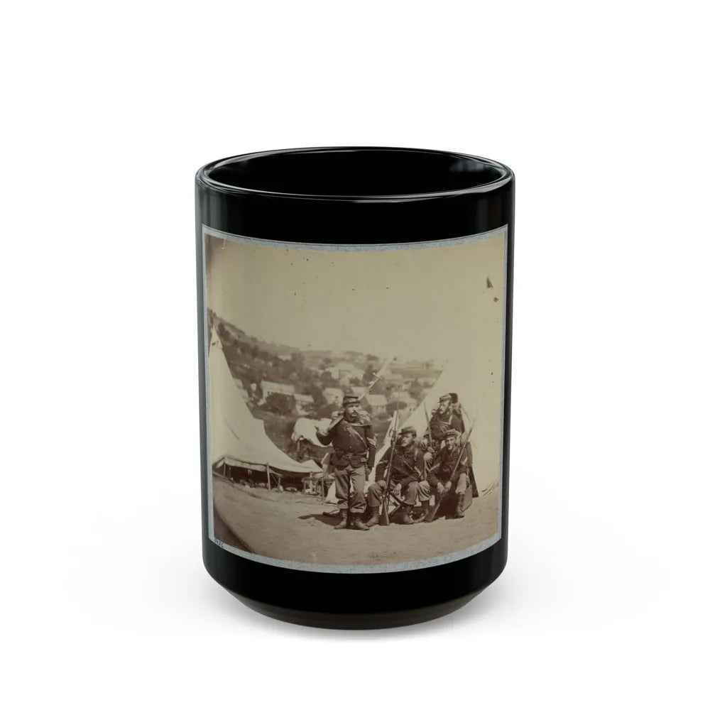 22d New York State Militia Near Harpers Ferry, Va., 1861 I.E.1862 001(2) (U.S. Civil War) Black Coffee Mug-15oz-Go Mug Yourself