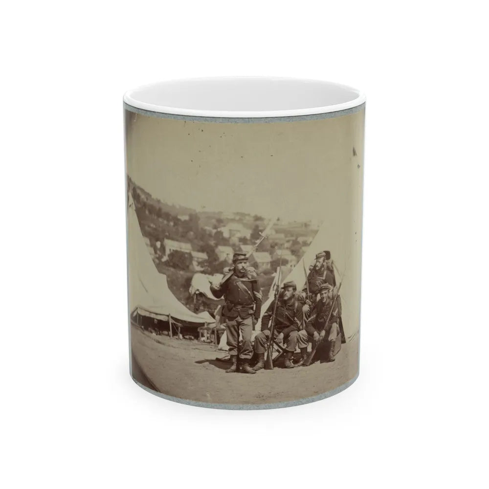 22d New York State Militia Near Harpers Ferry, Va., 1861 I.E.1862 001(2) (U.S. Civil War) White Coffee Mug-11oz-Go Mug Yourself