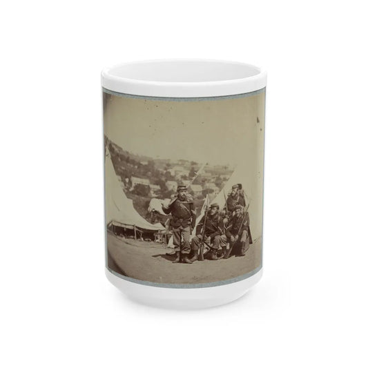 22d New York State Militia Near Harpers Ferry, Va., 1861 I.E.1862 001(2) (U.S. Civil War) White Coffee Mug-15oz-Go Mug Yourself