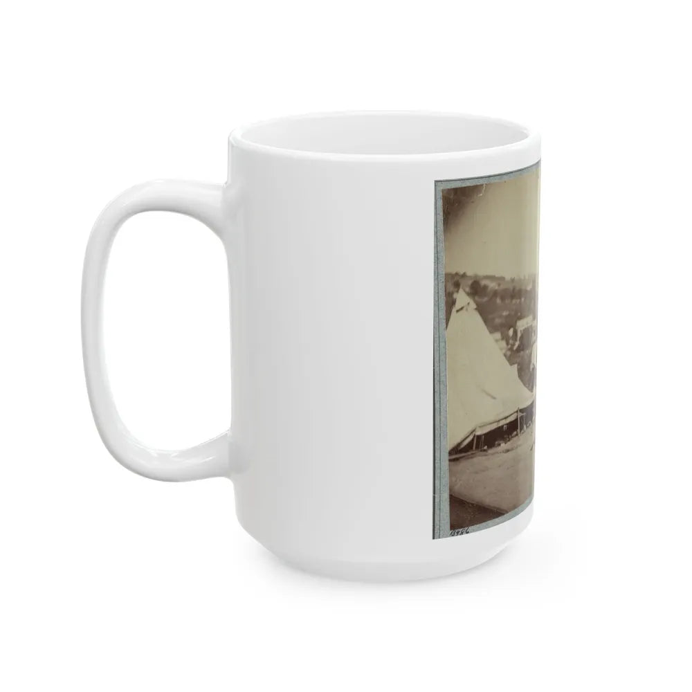 22d New York State Militia Near Harpers Ferry, Va., 1861 I.E.1862 001(2) (U.S. Civil War) White Coffee Mug-Go Mug Yourself