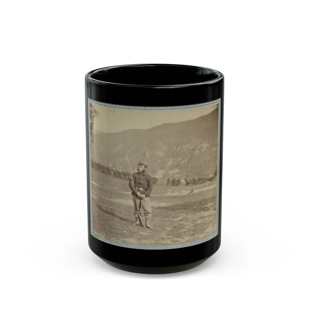 22d New York State Militia Near Harpers Ferry, Va., 1861 I.E.1862 002 (U.S. Civil War) Black Coffee Mug-15oz-Go Mug Yourself