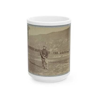 22d New York State Militia Near Harpers Ferry, Va., 1861 I.E.1862 002 (U.S. Civil War) White Coffee Mug-15oz-Go Mug Yourself