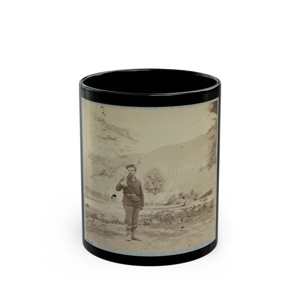 22d New York State Militia Near Harpers Ferry, Va., 1861 I.E.1862 002(2) (U.S. Civil War) Black Coffee Mug-11oz-Go Mug Yourself