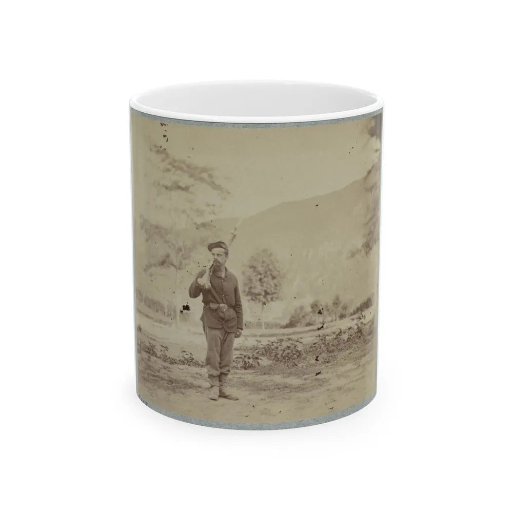 22d New York State Militia Near Harpers Ferry, Va., 1861 I.E.1862 002(2) (U.S. Civil War) White Coffee Mug-11oz-Go Mug Yourself