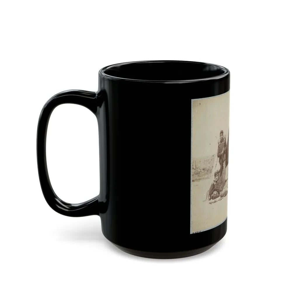 22d New York State Militia Near Harpers Ferry, Va., 1861 I.E.1862 003 (U.S. Civil War) Black Coffee Mug-Go Mug Yourself