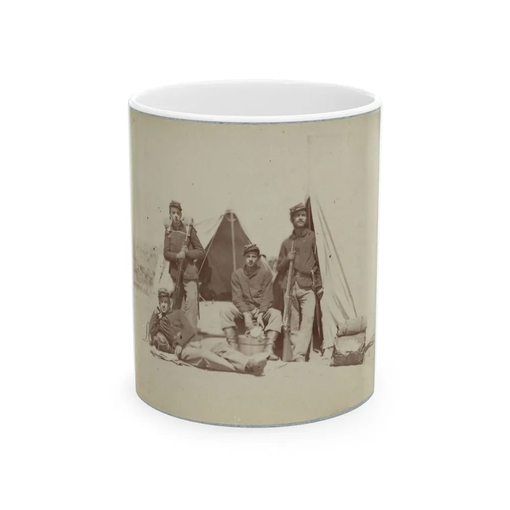 22d New York State Militia Near Harpers Ferry, Va., 1861 I.E.1862 003 (U.S. Civil War) White Coffee Mug-11oz-Go Mug Yourself