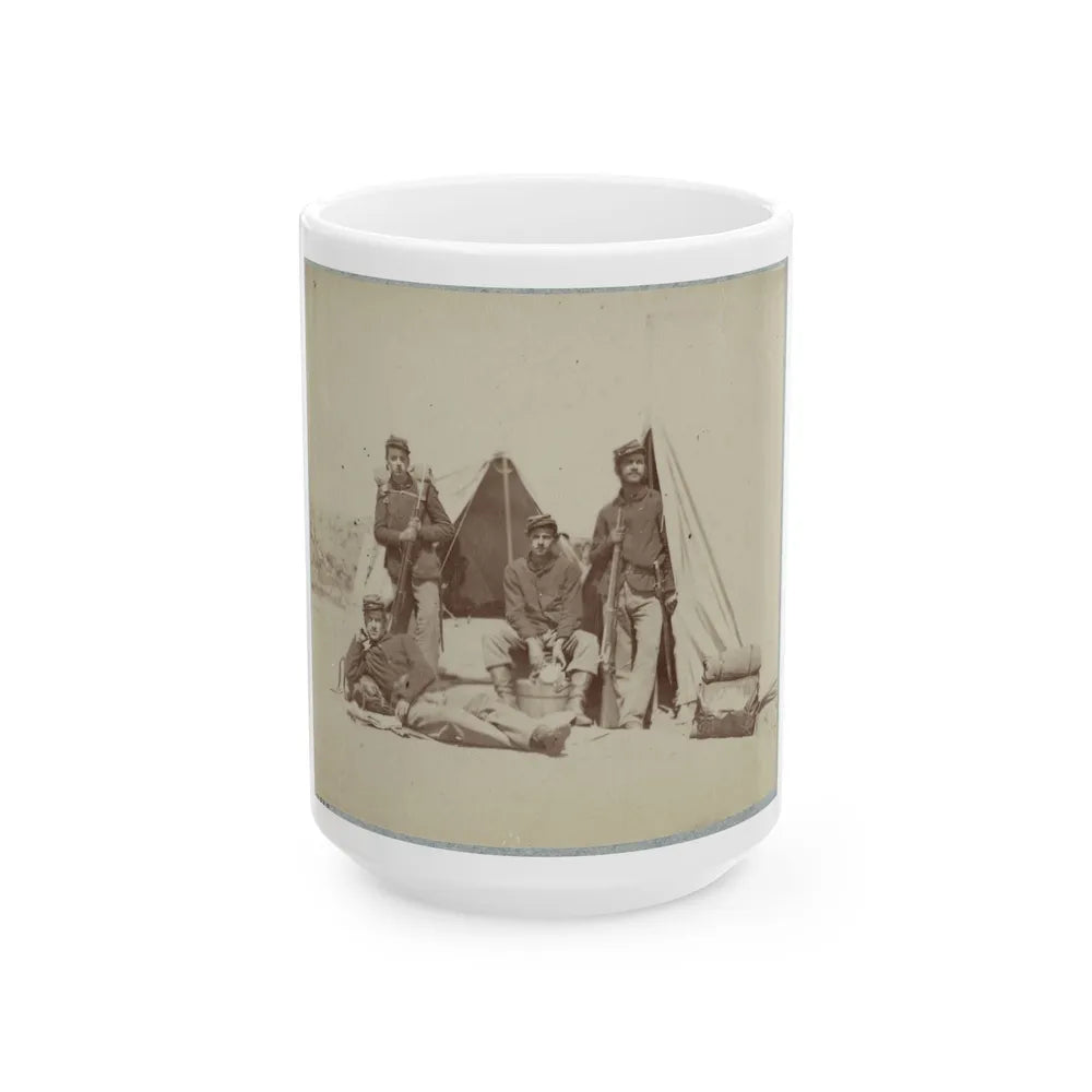 22d New York State Militia Near Harpers Ferry, Va., 1861 I.E.1862 003 (U.S. Civil War) White Coffee Mug-15oz-Go Mug Yourself