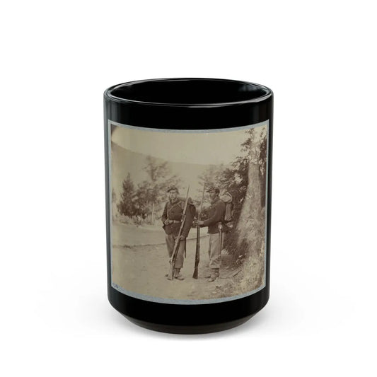 22d New York State Militia Near Harpers Ferry, Va., 1861 I.E.1862 003(2) (U.S. Civil War) Black Coffee Mug-15oz-Go Mug Yourself