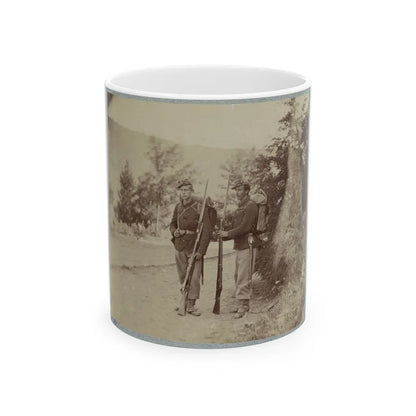 22d New York State Militia Near Harpers Ferry, Va., 1861 I.E.1862 003(2) (U.S. Civil War) White Coffee Mug-11oz-Go Mug Yourself