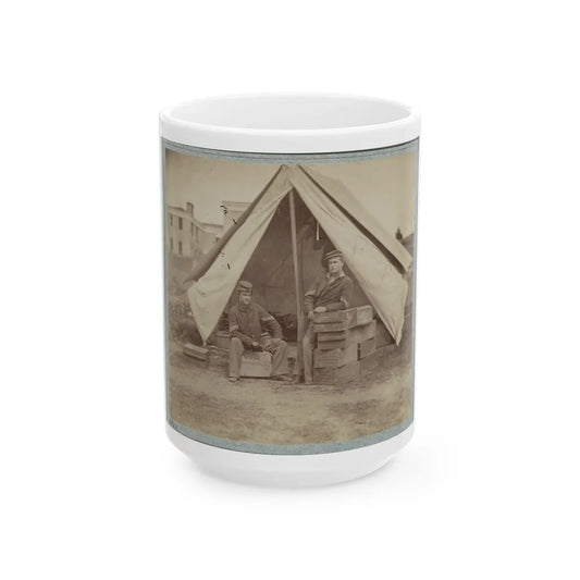 22d New York State Militia Near Harpers Ferry, Va., 1861 I.E.1862 004 (U.S. Civil War) White Coffee Mug-15oz-Go Mug Yourself