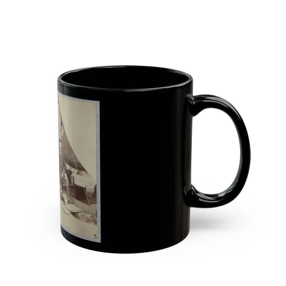 22d New York State Militia Near Harpers Ferry, Va., 1861 I.E.1862 004(2) (U.S. Civil War) Black Coffee Mug-Go Mug Yourself