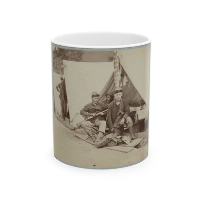 22d New York State Militia Near Harpers Ferry, Va., 1861 I.E.1862 004(2) (U.S. Civil War) White Coffee Mug-11oz-Go Mug Yourself