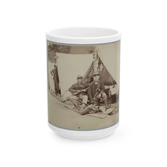 22d New York State Militia Near Harpers Ferry, Va., 1861 I.E.1862 004(2) (U.S. Civil War) White Coffee Mug-15oz-Go Mug Yourself