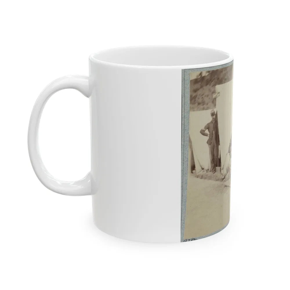 22d New York State Militia Near Harpers Ferry, Va., 1861 I.E.1862 004(2) (U.S. Civil War) White Coffee Mug-Go Mug Yourself