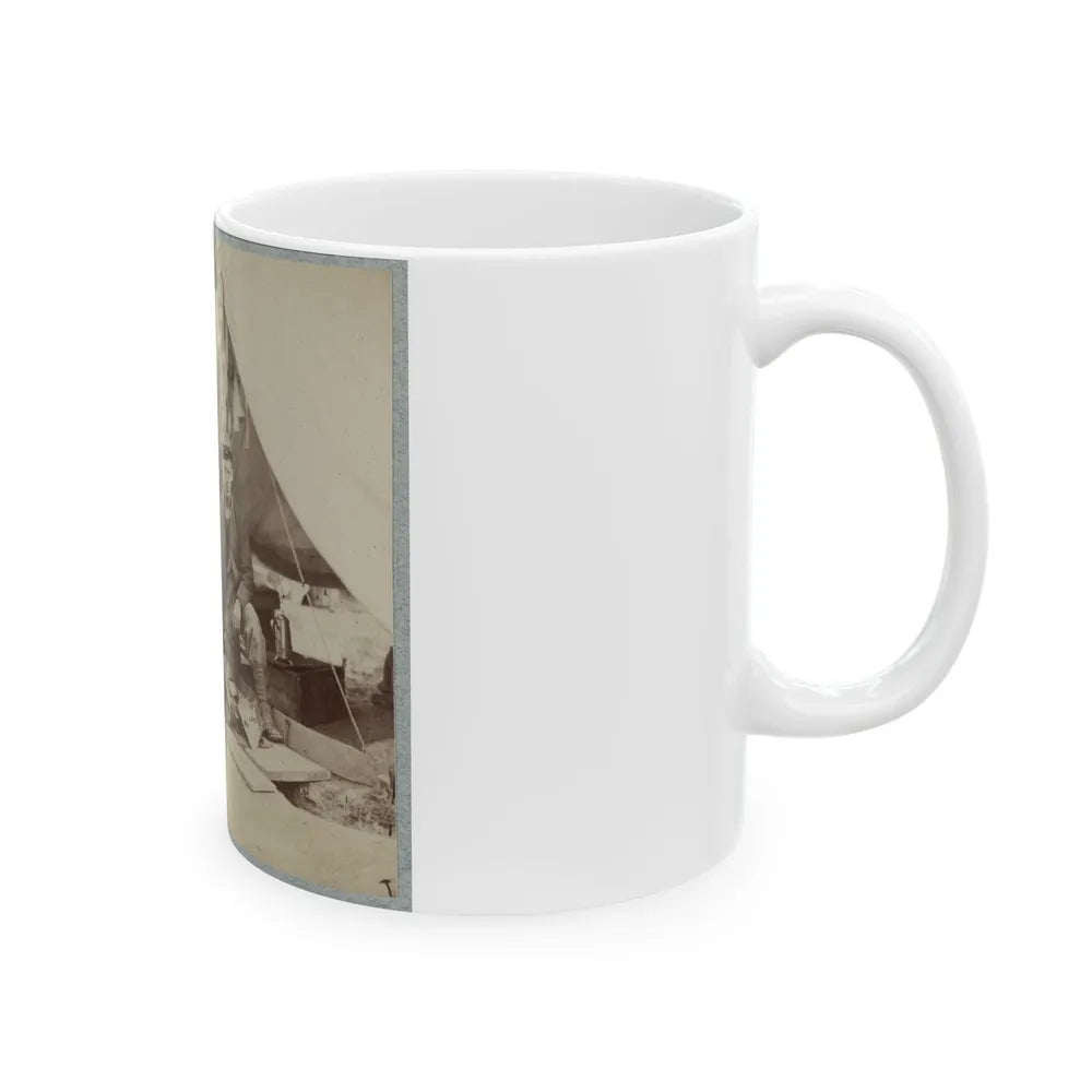 22d New York State Militia Near Harpers Ferry, Va., 1861 I.E.1862 004(2) (U.S. Civil War) White Coffee Mug-Go Mug Yourself